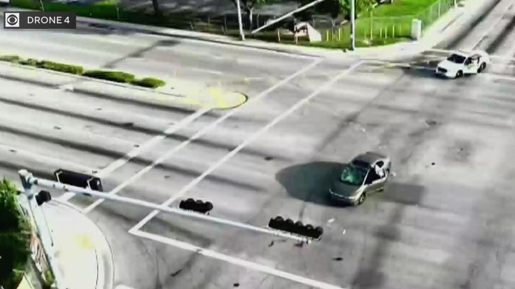 Scooter rider hit by car in northwest Miami-Dade — CBS Miami, Coral Springs Community news