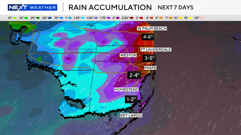 South Florida stays mostly dry Friday but heavy rain, flooding possible this weekend — CBS Miami, Coral Springs Sports news