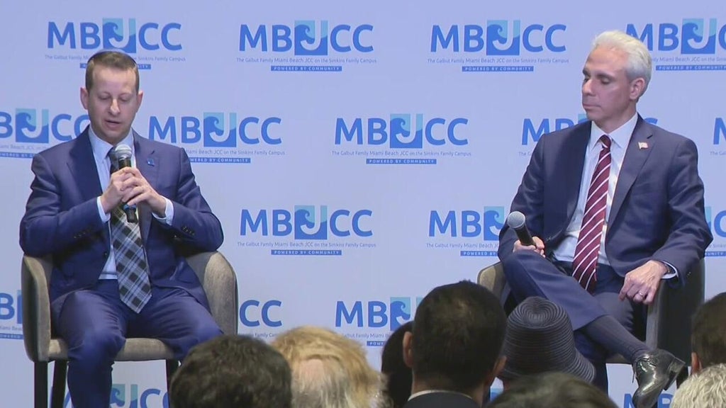 Scott Singer and Jared Moskowitz meet for second congressional forum in Miami Beach — Coral Springs Community news