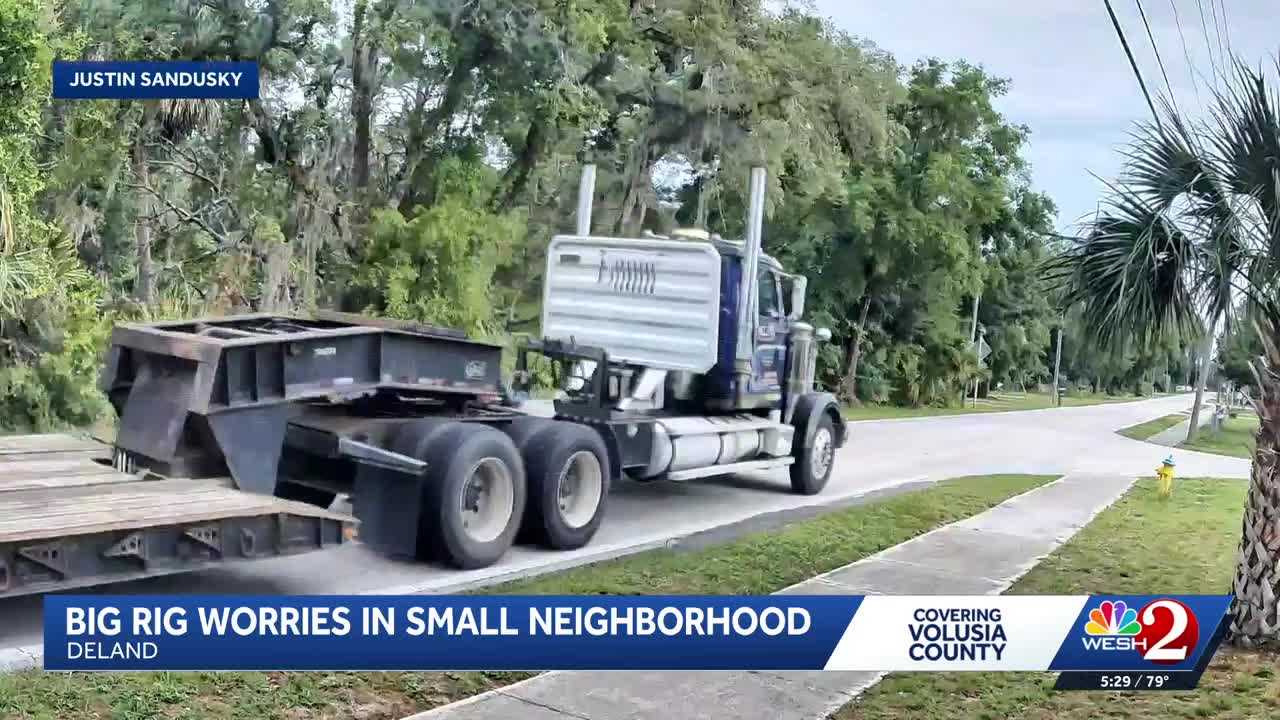DeLand-area neighbors raise concerns about truck traffic on Marsh Road — WESH 2 Local Orlando, Coral Springs Real Estate news