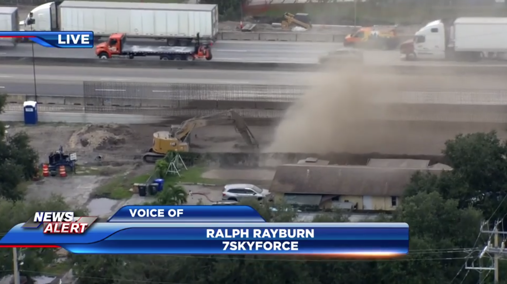 Gas leak at construction site shuts down Turnpike near Hollywood Blvd.; evacuations underway — WSVN 7 Broward