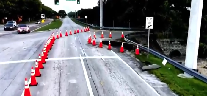 Water main break in Davie forces road closure on Pine Island Rd and NW 36th St — WSVN 7 Broward
